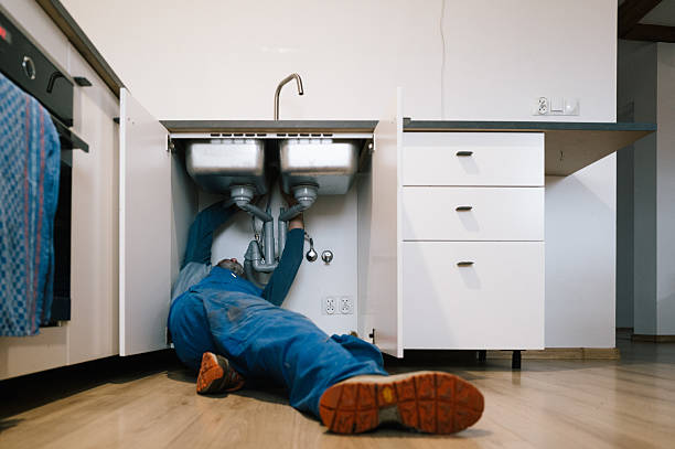 Professional Leak Detection technician working in White Hall, WV
